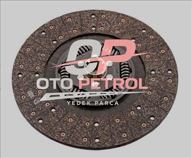 DEBRIYAJ DISKI FORD CARGO 2524-3230-1824-1830-1826 / HI-EX 19.300-26.300-32.300 / BMC PRO 827-625-522 (Euro4) ZF6S800 SabIt Gobek AcIk 6 YaylI 1 3/4 10 DIs 395 mm
