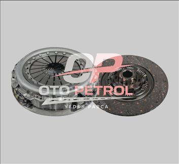 DEBRIYAJ SETI CIFTLI RULMANSIZ MERCEDES AROCS 4145-3358-1863 YarI OtomatIk Euro6 (020185-020259) 400 mm (AyarlI BaskI-Ic DIsk-DIs DIsk-Pleyt)